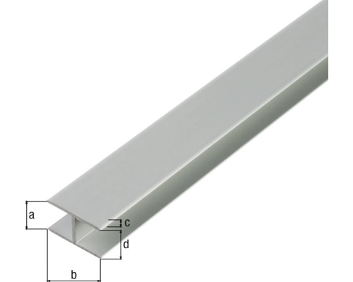 Aluminium profiel met afmetingen