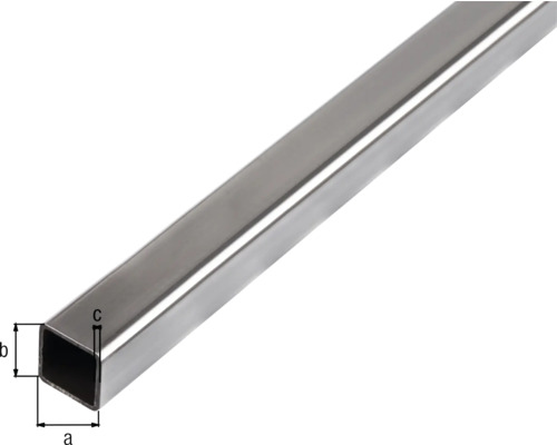 Vierkante metalen buis met afmetingen