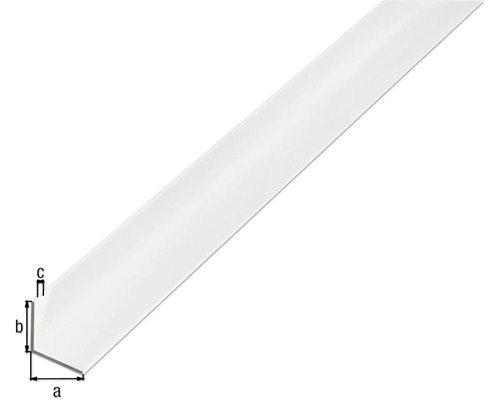 Hoekprofiel van kunststof