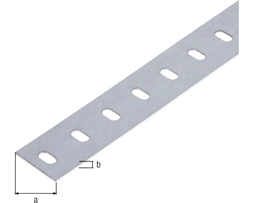 Metalen geperforeerde band met gaten