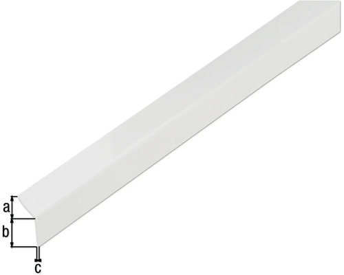 Kunststof afwerkingsprofiel met afmetingen