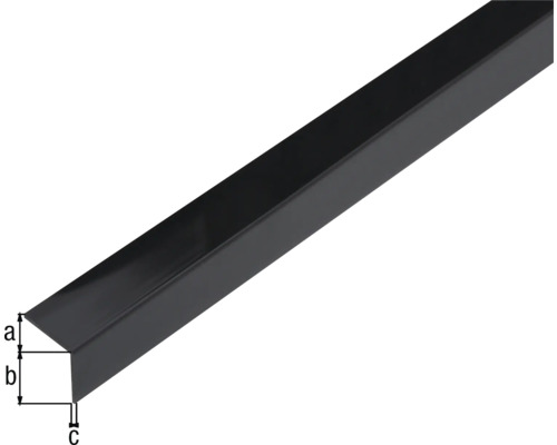 Metalen hoekprofiel met maatvoering