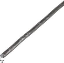 Een enkele metalen lasdraad.