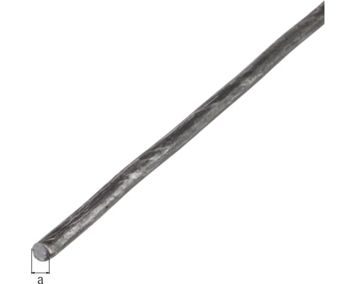 Een enkele metalen lasdraad.