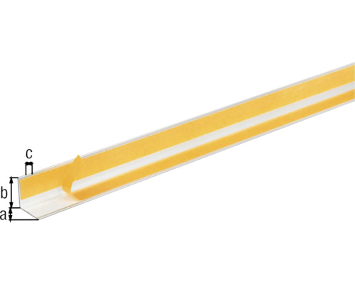 Kunststof profielen met plakband