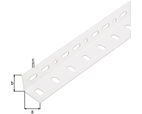 Hoekprofiel met gaten voor bevestiging