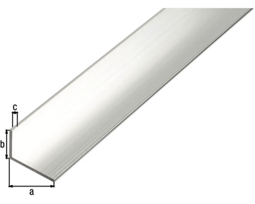 Aluminium hoekprofiel met afmetingen