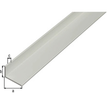 GAH.ALBERTS Hoekprofiel 30x15x2 mm aluminium zilver, 200 cm