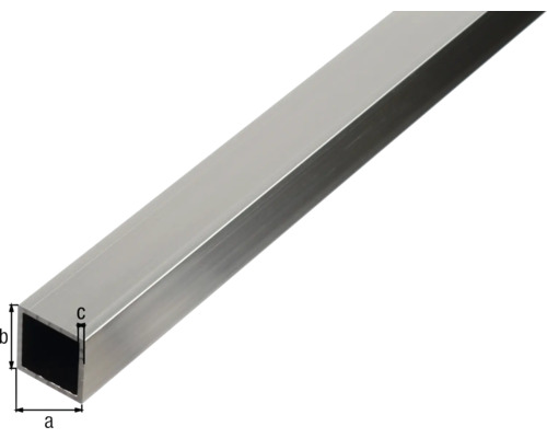 Vierkant aluminium profiel met maatvoering