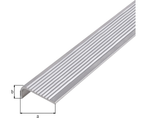 Aluminium trapprofiel met ribbels