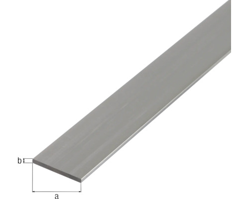 Plat materiaal van metaal met maatvoering