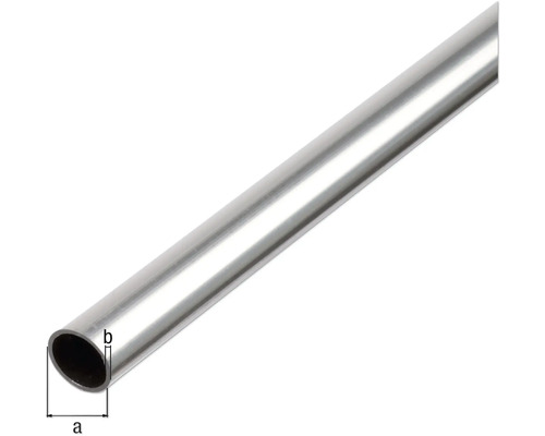 Metalen buis met afmetingen doorsnede