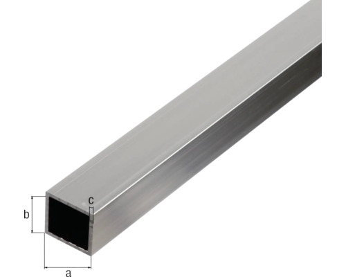 Vierkant aluminium profiel met afmetingen