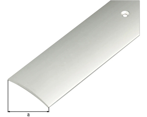 Vloerprofiel van metaal met boorgaten