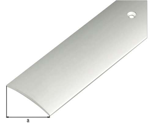 Aluminium overgangsprofiel met schroefgaten