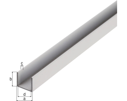 U-profiel voor constructie en bevestiging