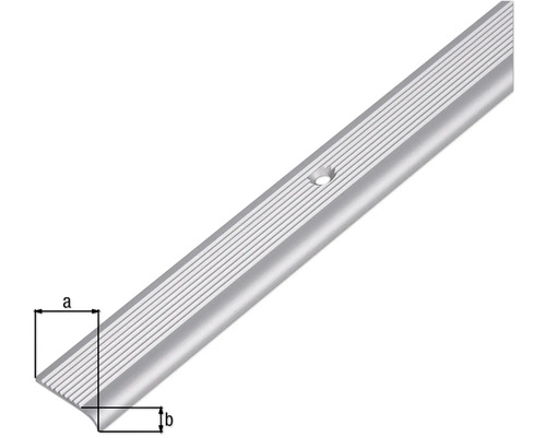 Aluminium trapprofiel met boorgaten voor bevestiging