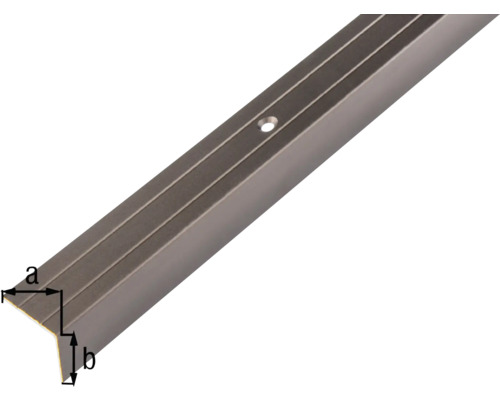 Hoekprofiel met boorgat voor bevestiging