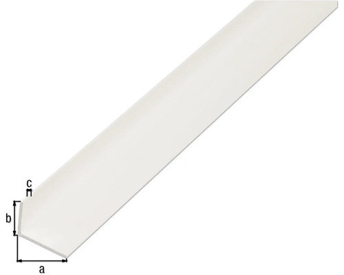 Kunststof hoekprofiel voor gebruik in de bouw
