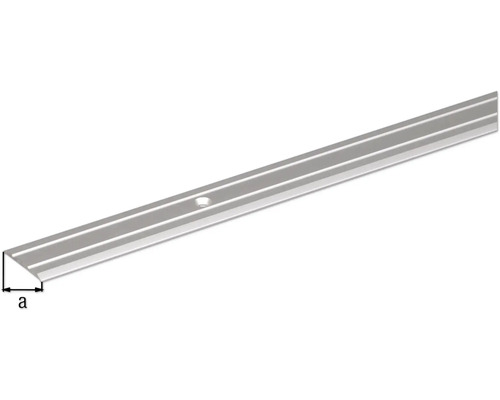 Aluminium traprandprofiel met boring