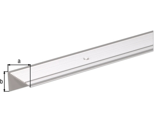 Aluminium trapprofiel met maatvoering a en b