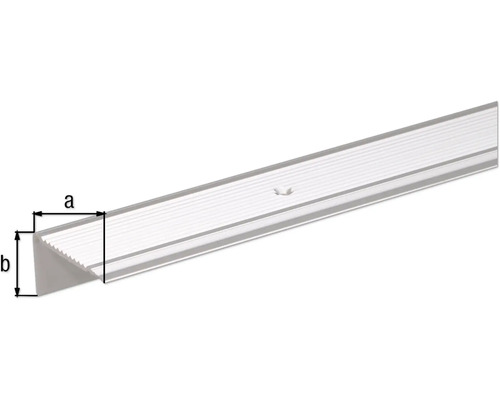 Profielstrip met afmetingen a en b.