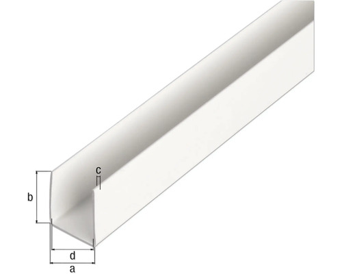 Kabelbeschermingskanaal van kunststof met afmetingen