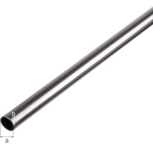 Metalen buis met maatindicaties