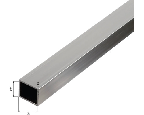 Vierkant aluminium profiel met afmetingen