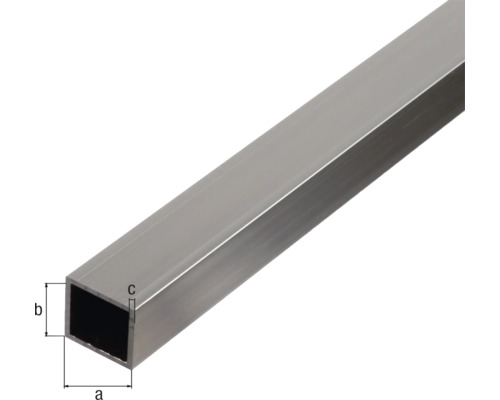 Aluminium vierkante buis met maataanduidingen