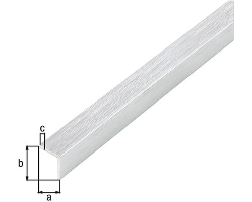 Aluminium U-profiel met afmetingen