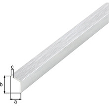 Aluminium U-profiel met maatvoering