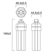 SYLVANIA LED-lamp Toledo Lynx TE GX24Q/16W 146 mm neutraalwit