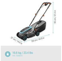 GARDENA Accu grasmaaier PowerMax 32 18 V incl. accu en lader 
**CASHBACK ACTIE GARDENA**
