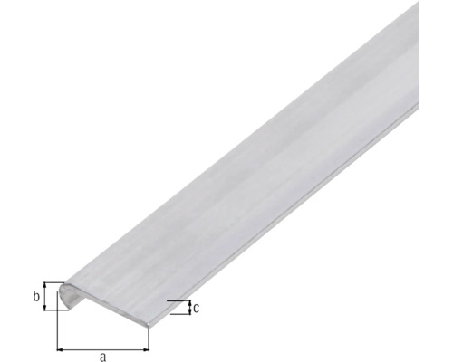 Aluminium randbeschermingsprofiel met afmetingen