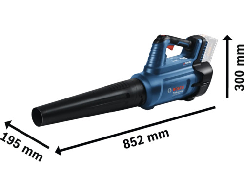Bosch accu bladblazer met maatvoering