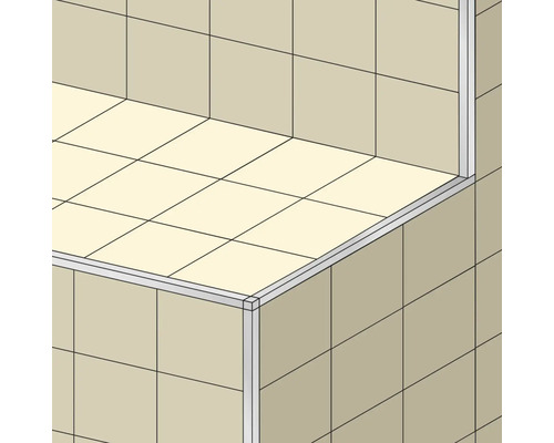 Afbeelding van een betegelde badkamer