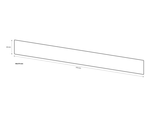 Afbeelding van een 40 x 370 millimeter bouwelement