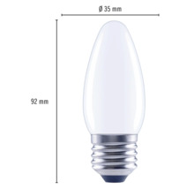 FLAIR LED lamp E27/2W C35 warmwit mat