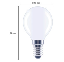 FLAIR LED lamp E14/2W G45 warmwit mat