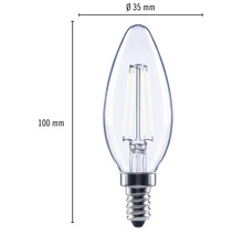 FLAIR LED lamp E14/4W C35 neutraalwit helder
