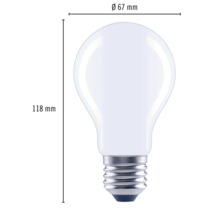 FLAIR LED lamp E27/11W A67 daglicht wit mat