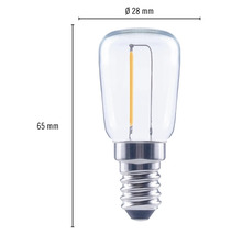 E14 LED lamp, 28 mm diameter, 65 mm lengte