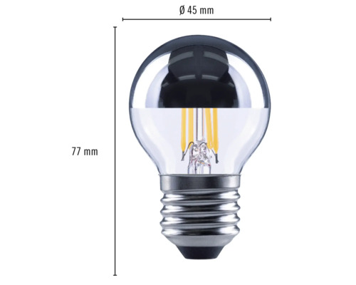 Ledlamp, 45 mm diameter, 77 mm hoogte