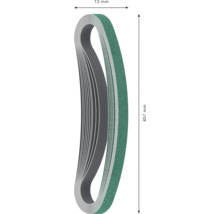 Schuurband met afmetingen 13 mm bij 457 mm