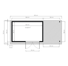 Plattegrondtekening met maatvoering