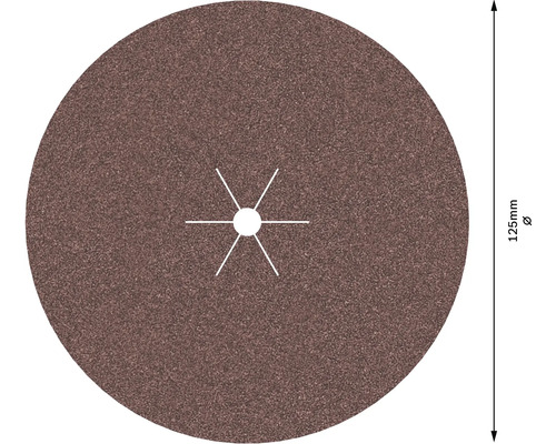 Schuurschijf, 125 millimeter diameter