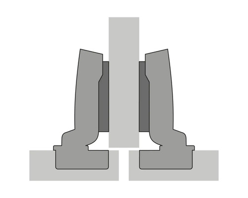 Illustratie van een deurhengmontage