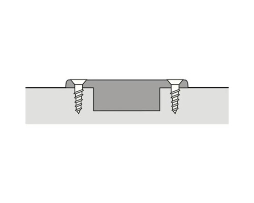 Bevestiging van een beslag met schroeven