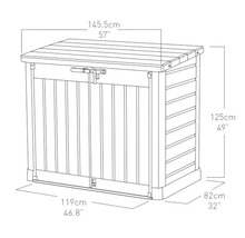 KETER Tuin gereedschapbox, Store-it-out, antraciet/grijs, 145,5 x 82 x 125 cm-thumb-9